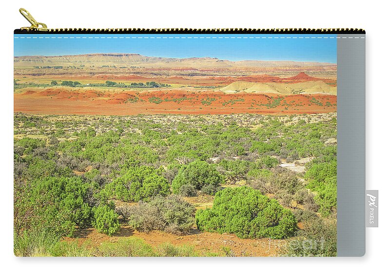 Bighorn Canyon National Recreation Zip Pouch featuring the photograph Bighorn Canyon National Recreation #1 by Benny Marty