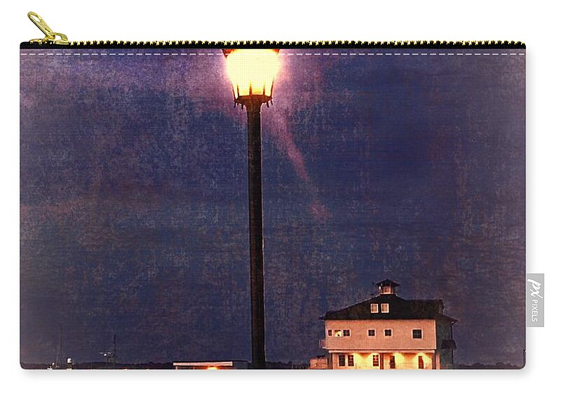  Zip Pouch featuring the photograph Blue Charleston #1 by Jack Wilson