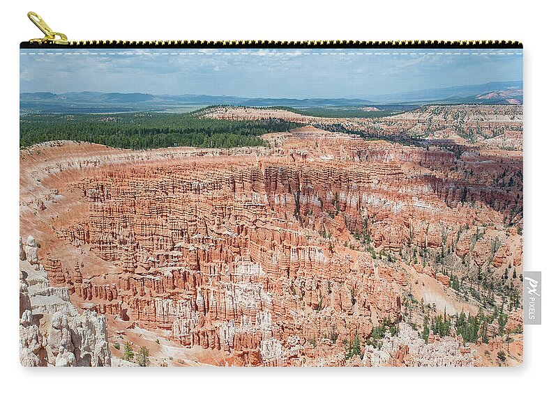Bryce Canyon Zip Pouch featuring the photograph Bryce Canyon Hoodoos #1 by Mark Duehmig