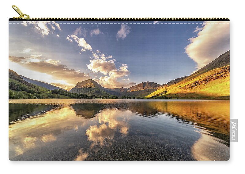 Lake District Zip Pouch featuring the photograph Buttermere sunrise #1 by Framing Places