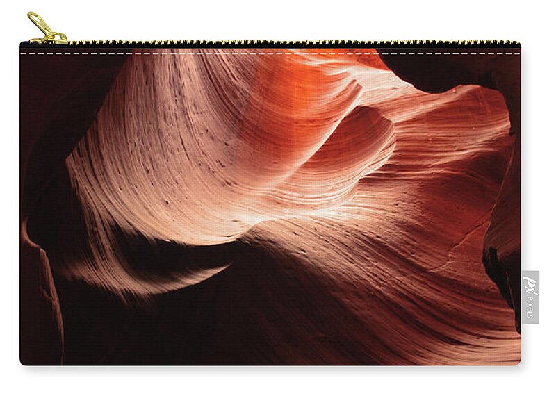 Scenics Zip Pouch featuring the photograph Canyon Light #1 by Filo