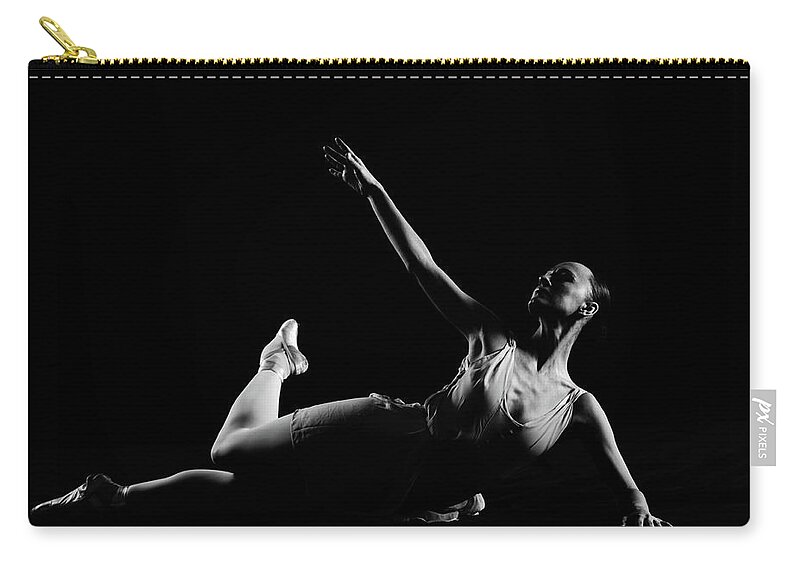 Expertise Zip Pouch featuring the photograph Classical Dancer #1 by Oleg66