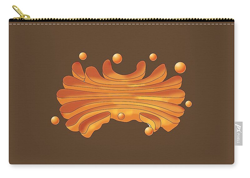 3 D Zip Pouch featuring the photograph Complex Abstract Pattern From High #1 by Ikon Images