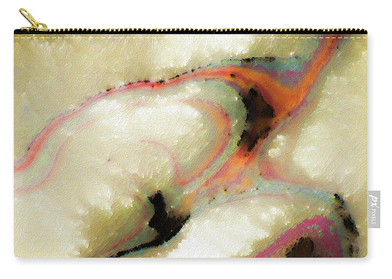 Red Carry-all Pouch featuring the painting 1 Corinthians 13 2. Nothing Matters Without Love by Mark Lawrence