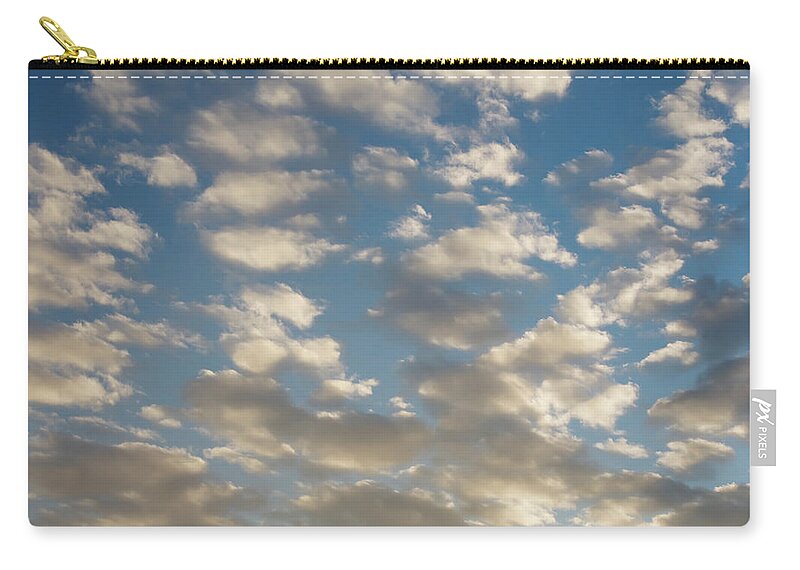 Outdoors Zip Pouch featuring the photograph Cumulus Clouds #1 by Burazin