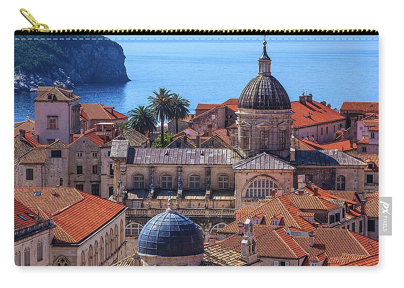Outdoors Zip Pouch featuring the photograph Dubrovnik #1 by Kelly Cheng Travel Photography