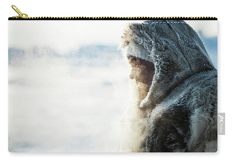 People Zip Pouch featuring the photograph Fisherman #1 by Andre Schoenherr