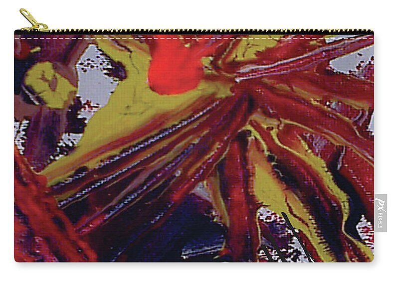  Zip Pouch featuring the digital art Gravitate by Jimmy Williams