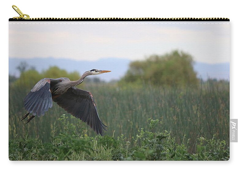 Great Zip Pouch featuring the photograph Heading Out #1 by Christy Pooschke