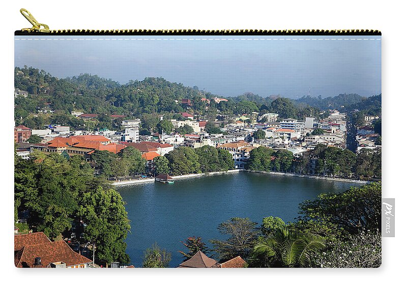 Scenics Zip Pouch featuring the photograph Kandy, Sri Lanka #1 by Laughingmango