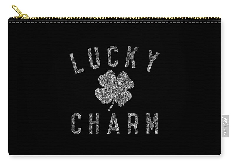 Cool Zip Pouch featuring the digital art Lucky Charm #1 by Flippin Sweet Gear