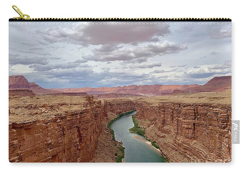 Photography Zip Pouch featuring the photograph Marble Canyon #1 by Sean Griffin