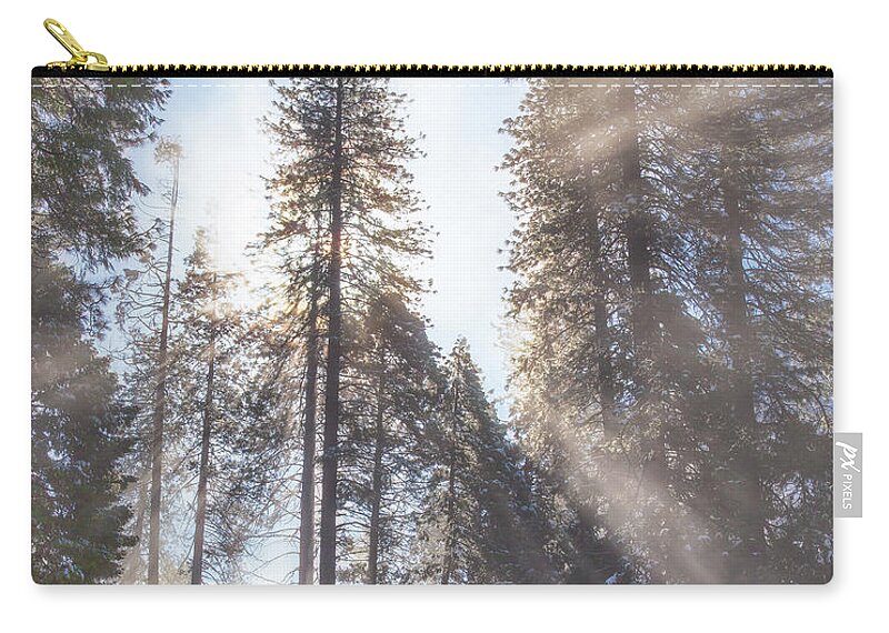 Yosemite Zip Pouch featuring the photograph Morning Light #1 by Anthony Michael Bonafede