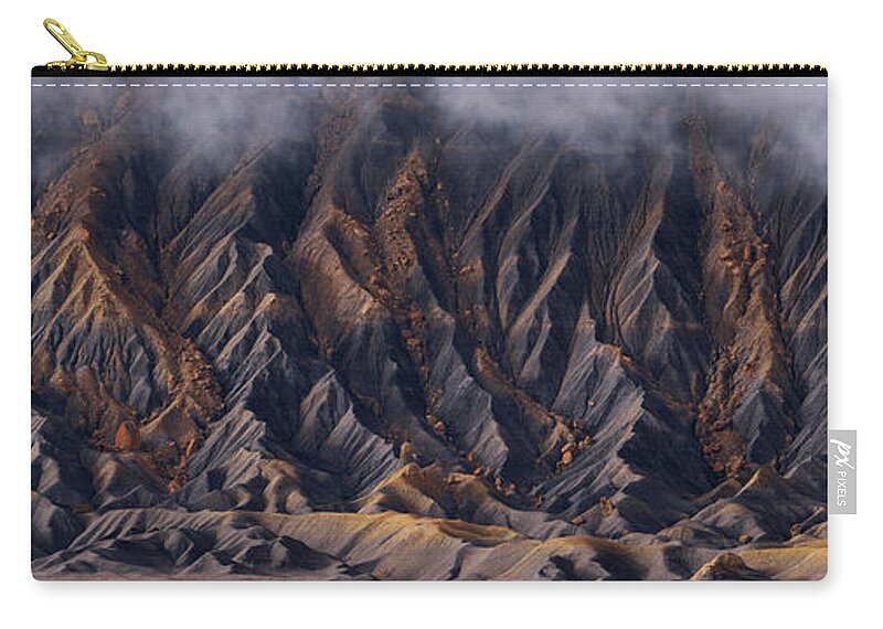 Factory Butte Zip Pouch featuring the photograph Mystic #2 by Dustin LeFevre