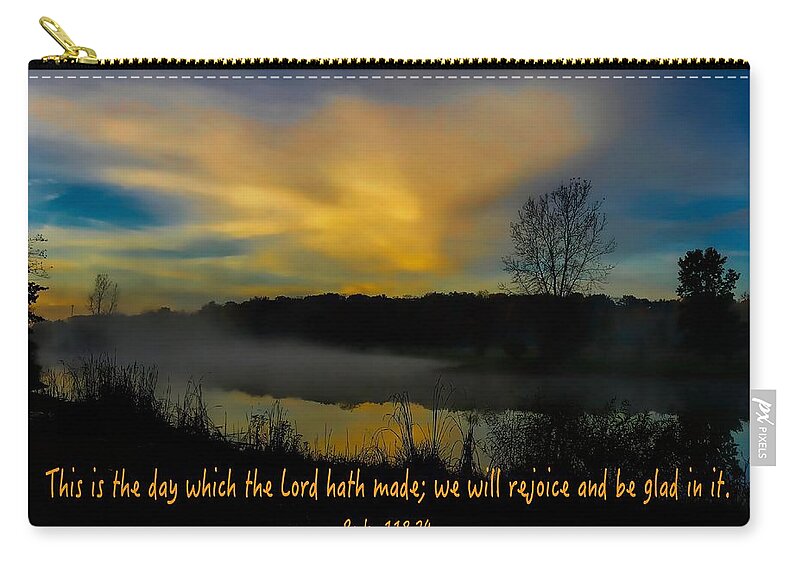  Carry-all Pouch featuring the photograph New Day by Jack Wilson