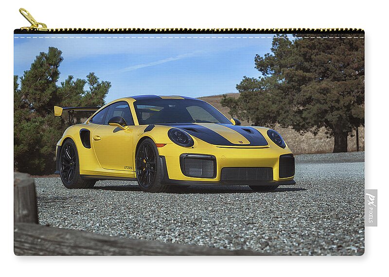 Cars Zip Pouch featuring the photograph #Porsche 911 #GT2RS #Print #1 by ItzKirb Photography
