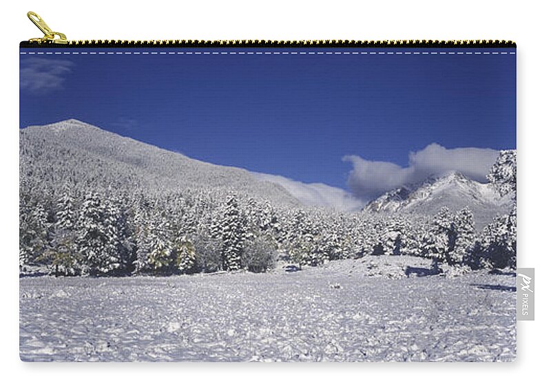 Cold Zip Pouch featuring the photograph Rocky Mountain National Park #1 by David Hosking