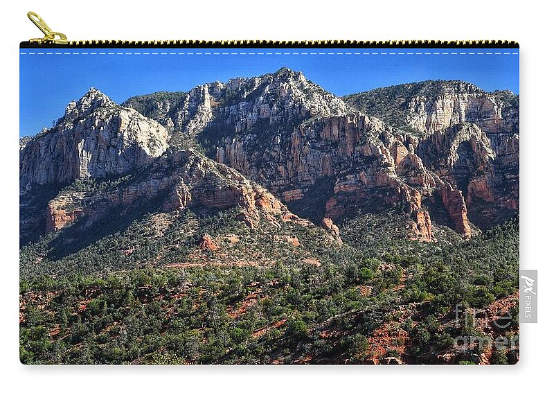 Cactus Zip Pouch featuring the photograph Sedona Arizona #1 by Abigail Diane Photography