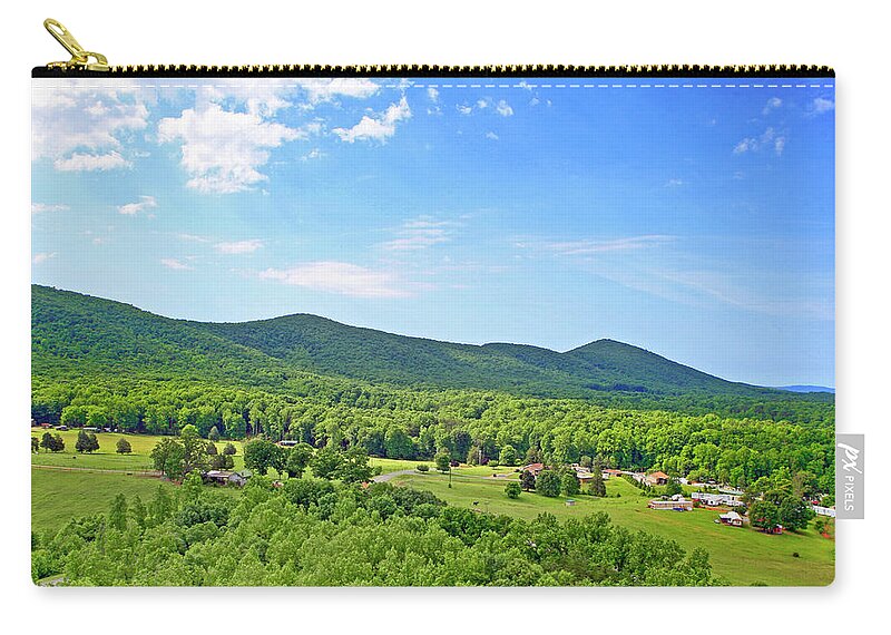Smith Mountain Lake Zip Pouch featuring the photograph Smith Mountain Lake, Va. #1 by The James Roney Collection