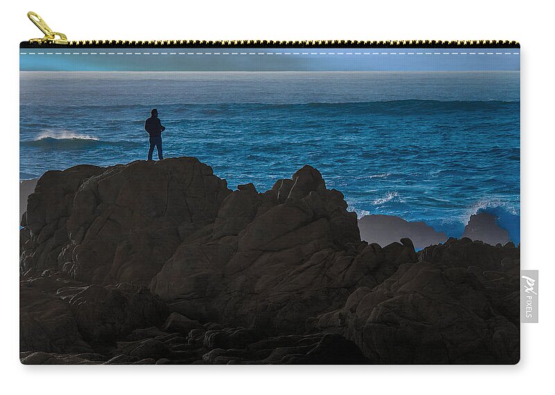 Ocean Carry-all Pouch featuring the photograph The Watcher by Derek Dean