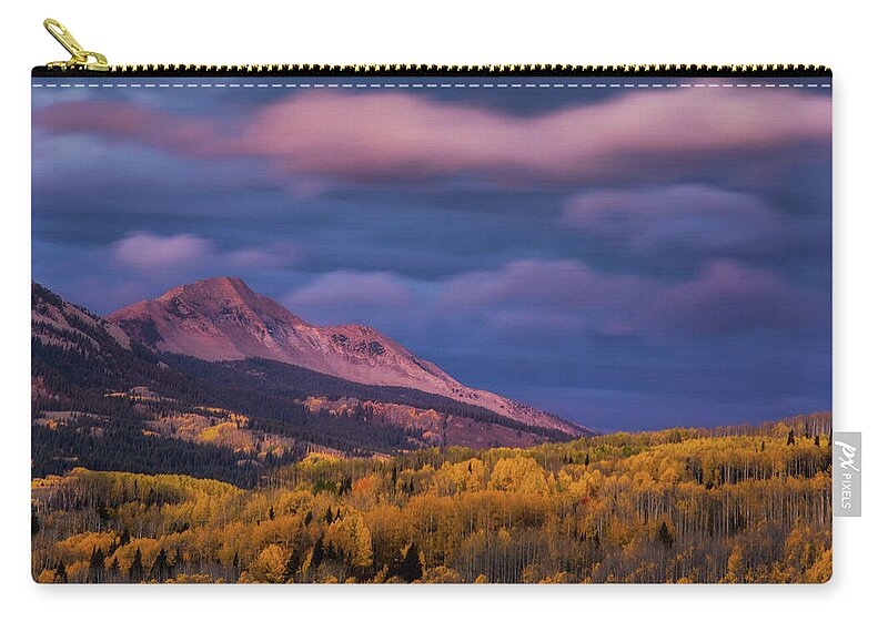 America Zip Pouch featuring the photograph The Whisper Of Clouds #1 by John De Bord