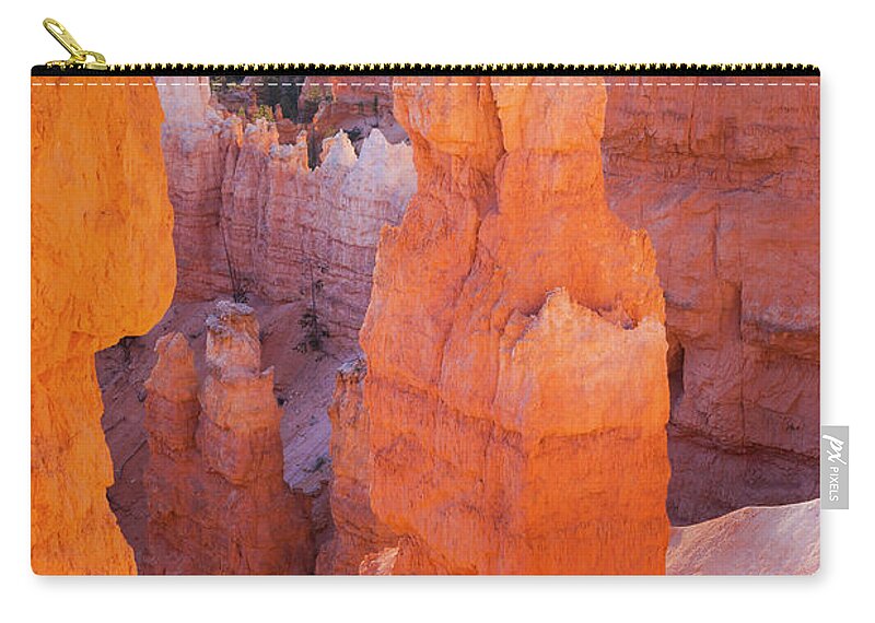 Estock Zip Pouch featuring the digital art Usa, Utah, Bryce Canyon, Natl. Park #1 by Tim Draper