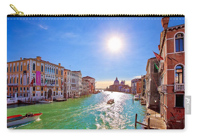 Outdoors Zip Pouch featuring the photograph Venice #1 by Albert Photo