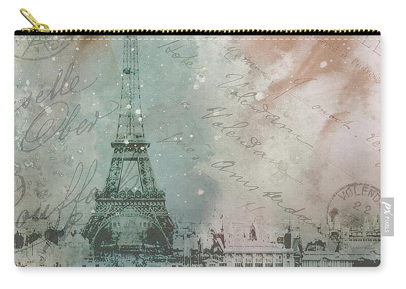 Vintage Carry-all Pouch featuring the painting Vintage Europe I by Dan Meneely