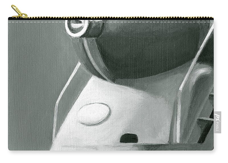 Transportation Carry-all Pouch featuring the painting Vintage Locomotive I by Ethan Harper