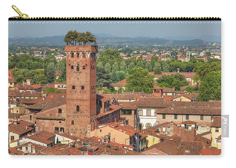 Lucca Zip Pouch featuring the photograph Lucca - Italy #11 by Joana Kruse