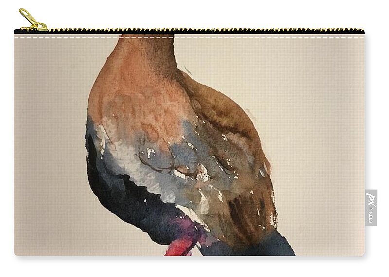 1252019 Carry-all Pouch featuring the painting 1252019 by Han in Huang wong
