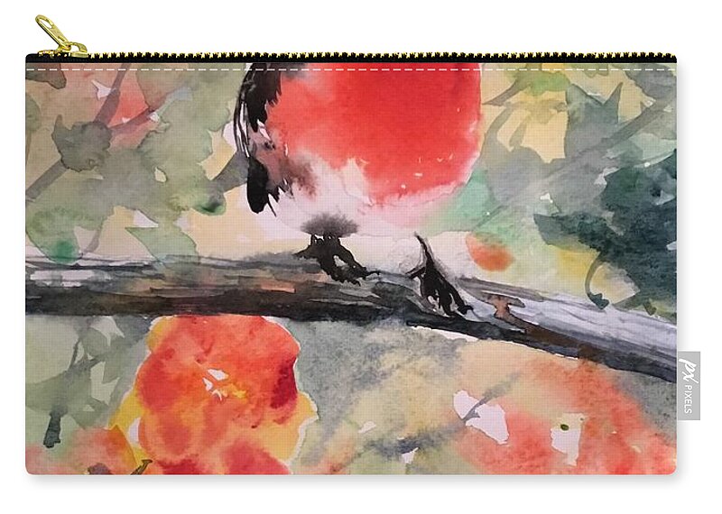 1312019 Zip Pouch featuring the painting 1312019 by Han in Huang wong