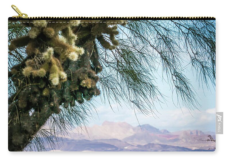 Lake Zip Pouch featuring the photograph Scenes At Lake Mead Nevada Arizona Stateline #14 by Alex Grichenko