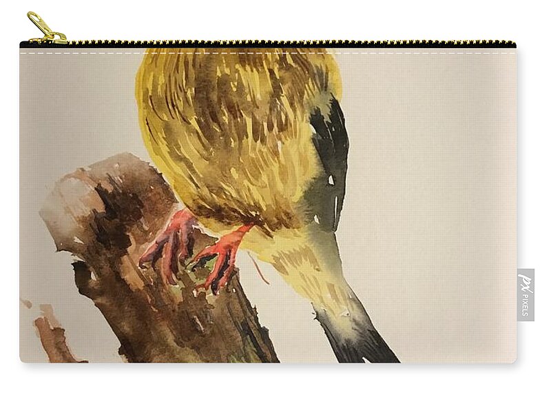 1412019 Carry-all Pouch featuring the painting 1412019 by Han in Huang wong
