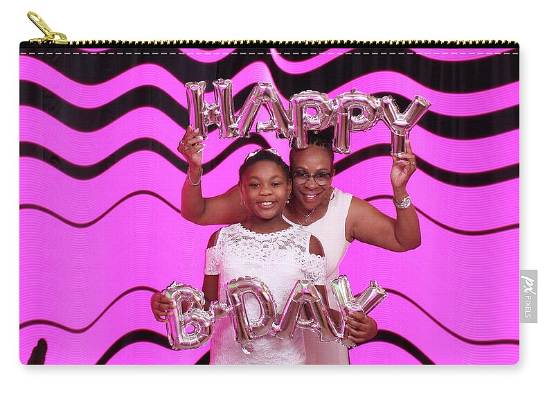  Zip Pouch featuring the photograph Shirley and Lori Bday #17 by Andrew Nourse