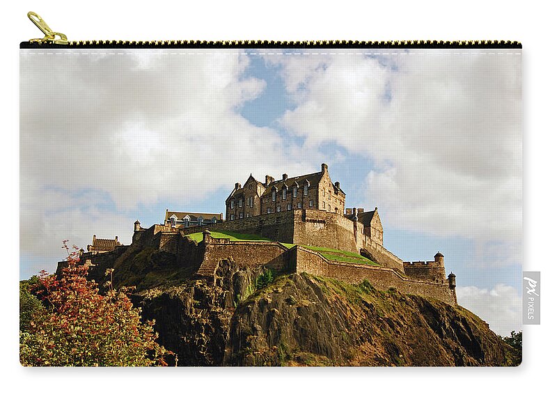 Scotland Carry-all Pouch featuring the photograph 19/08/13 EDINBURGH, The Castle. by Lachlan Main