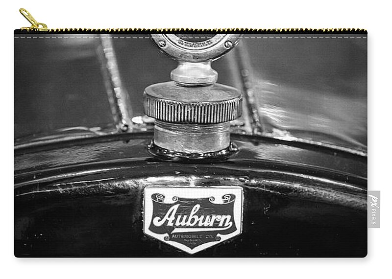 Auburn Zip Pouch featuring the photograph 1917 Auburn by Dennis Hedberg