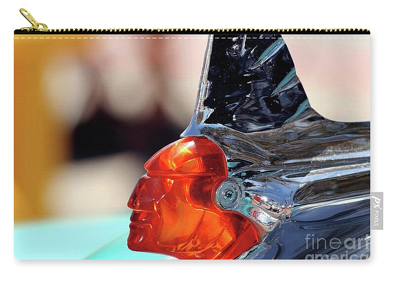 1951 Pontiac Carry-all Pouch featuring the photograph 1951 Pontiac by Terri Brewster