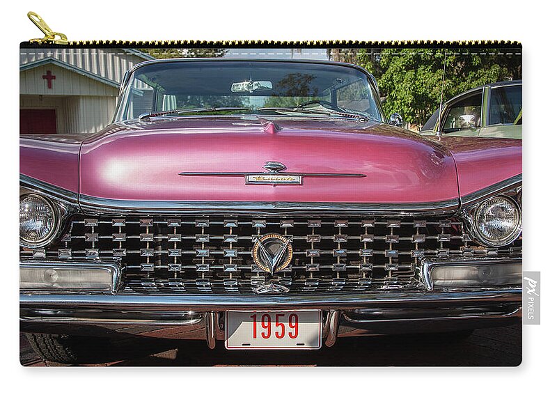 1959 Buick Zip Pouch featuring the photograph 1959 Buick Electra 225 x021 by Rich Franco