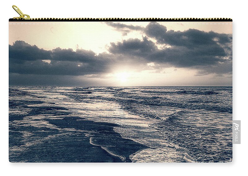 Photography Zip Pouch featuring the photograph Atlantic Ocean Sunrise #2 by Phil Perkins