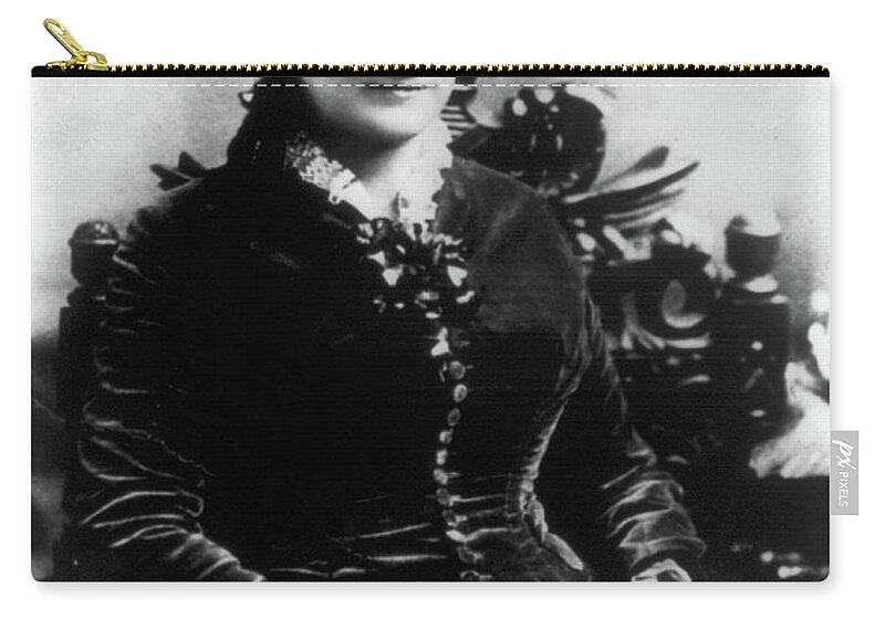 1880s Zip Pouch featuring the photograph Mary Baker Eddy, Founder Of Christian #2 by Science Source