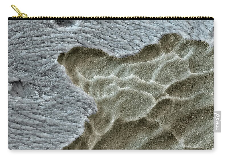 Bone Zip Pouch featuring the photograph Osteoporotic Bone #2 by Meckes/ottawa