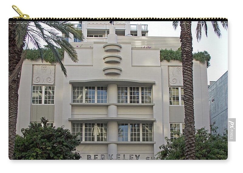 Art Deco Carry-all Pouch featuring the photograph Art Deco - South Beach - Miami Beach by Richard Krebs