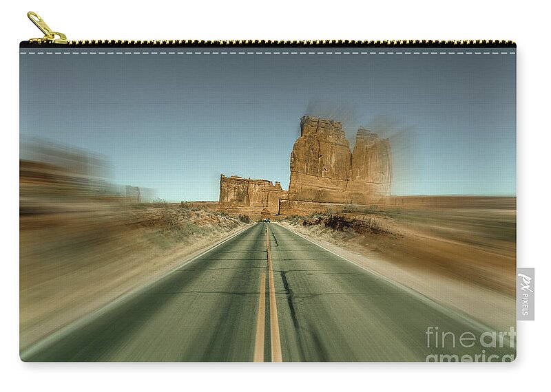 Arches National Park Carry-all Pouch featuring the photograph Arches National Park by Raul Rodriguez