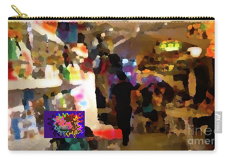 Walter Paul Bebirian: Volord Kingdom Art Collection Grand Galleryvolord Kingdom Art Collection Grand Gallery: Http://i00.us Zip Pouch featuring the digital art 3-7-2019b by Walter Paul Bebirian