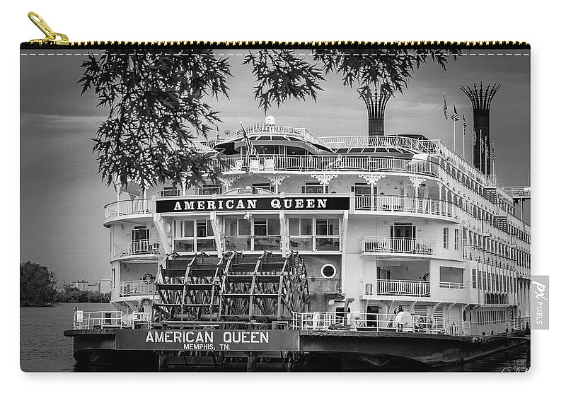 Beautiful Zip Pouch featuring the photograph American Queen #3 by Phil S Addis