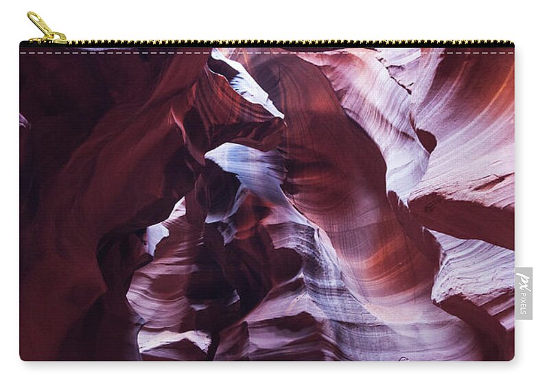Antelope Canyon Zip Pouch featuring the photograph Antelope Canyon, Page, Arizona #3 by Tuan Tran