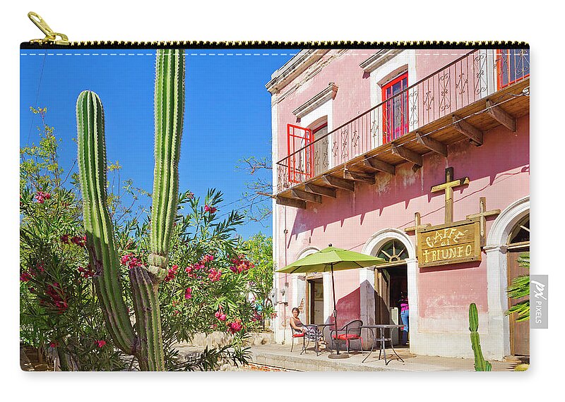 Estock Zip Pouch featuring the digital art Mexico, Baja California Sur, La Paz #3 by Pietro Canali