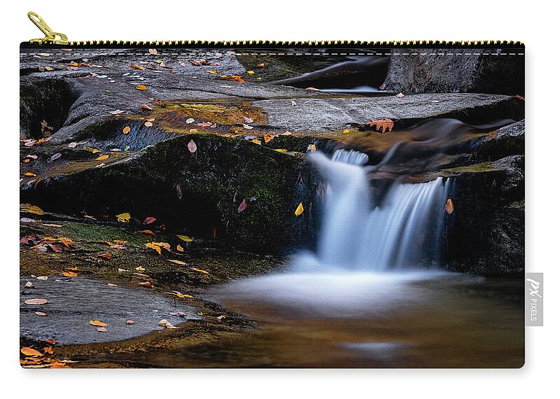 Hayward Garden Putney Vermont Carry-all Pouch featuring the photograph Stickney Brook by Tom Singleton