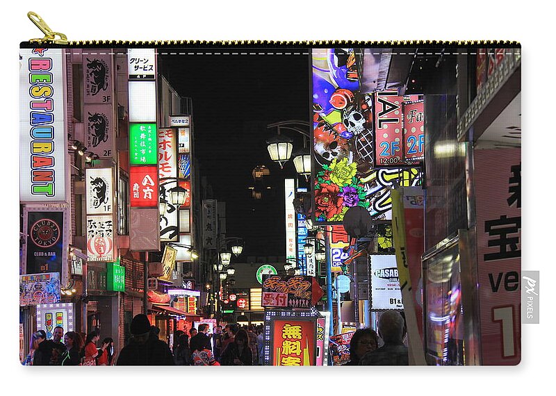 Tokyo Carry-all Pouch featuring the photograph Tokyo, Japan - Shibuya Crossing by Richard Krebs